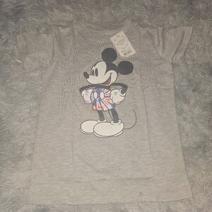 Disney Gray Mickey Mouse Kids Tee